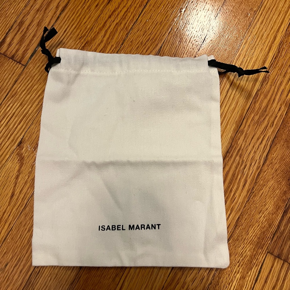 isabel marant cloth drawstring bag